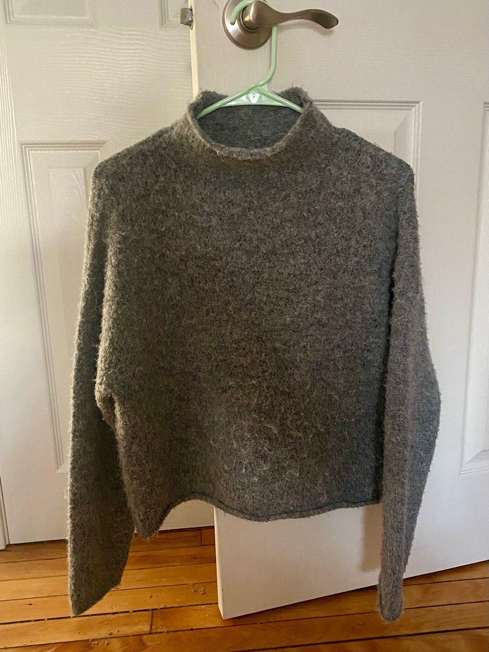 Blu Pepper Gray Cowl Neck Sweater